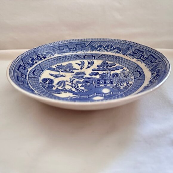 Antique Blue Willow Bowl - Picture 4 of 10